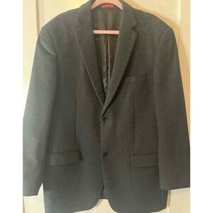 Mantoni Gray Design Blazer Italy Jacket Two Button Closure Cashmere Wool Size 44